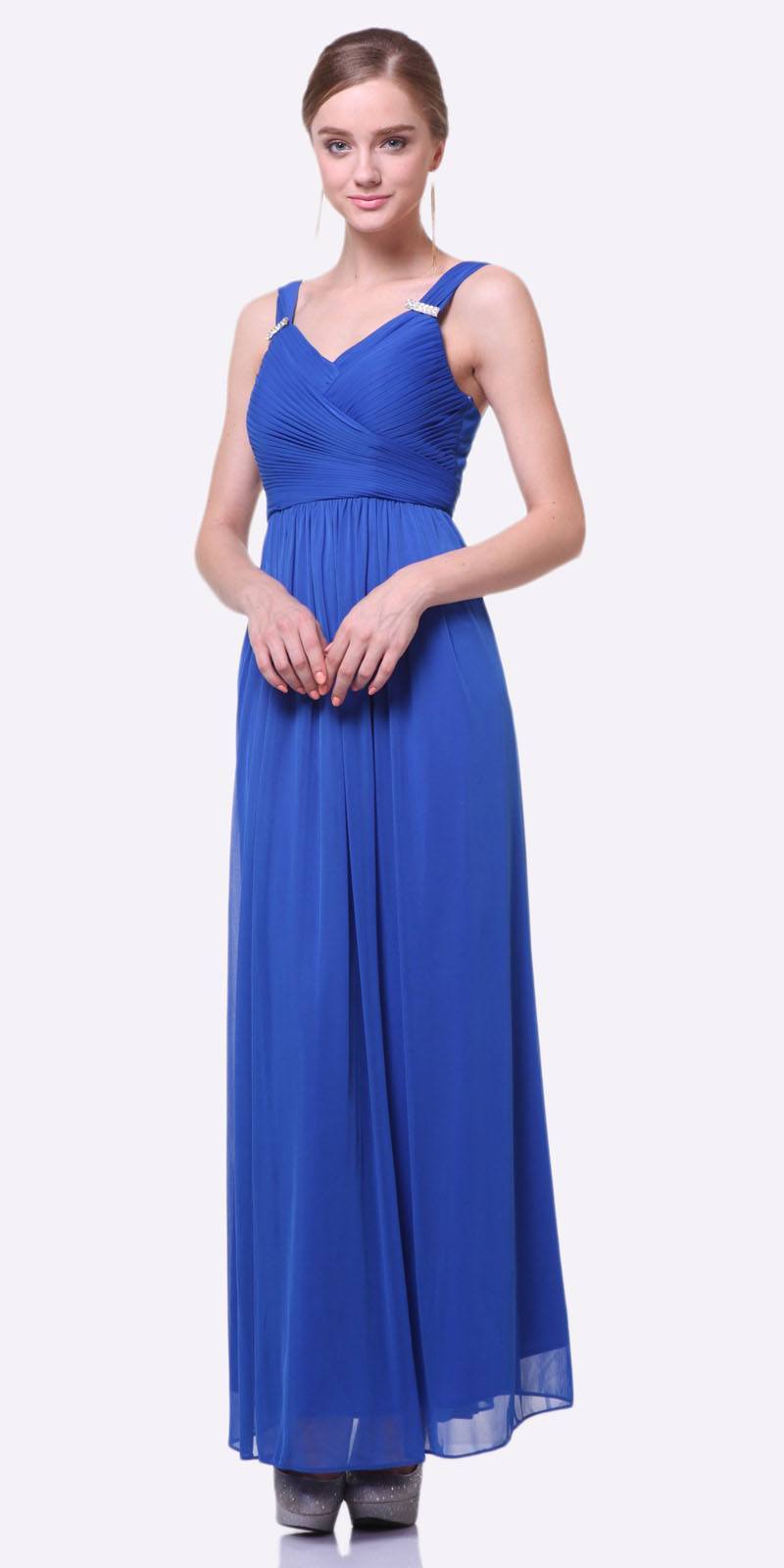 CLEARANCE - Cinderella Divine 3984 Long Chiffon Dress Sleeveless (Size XL) by DiscountDressShop