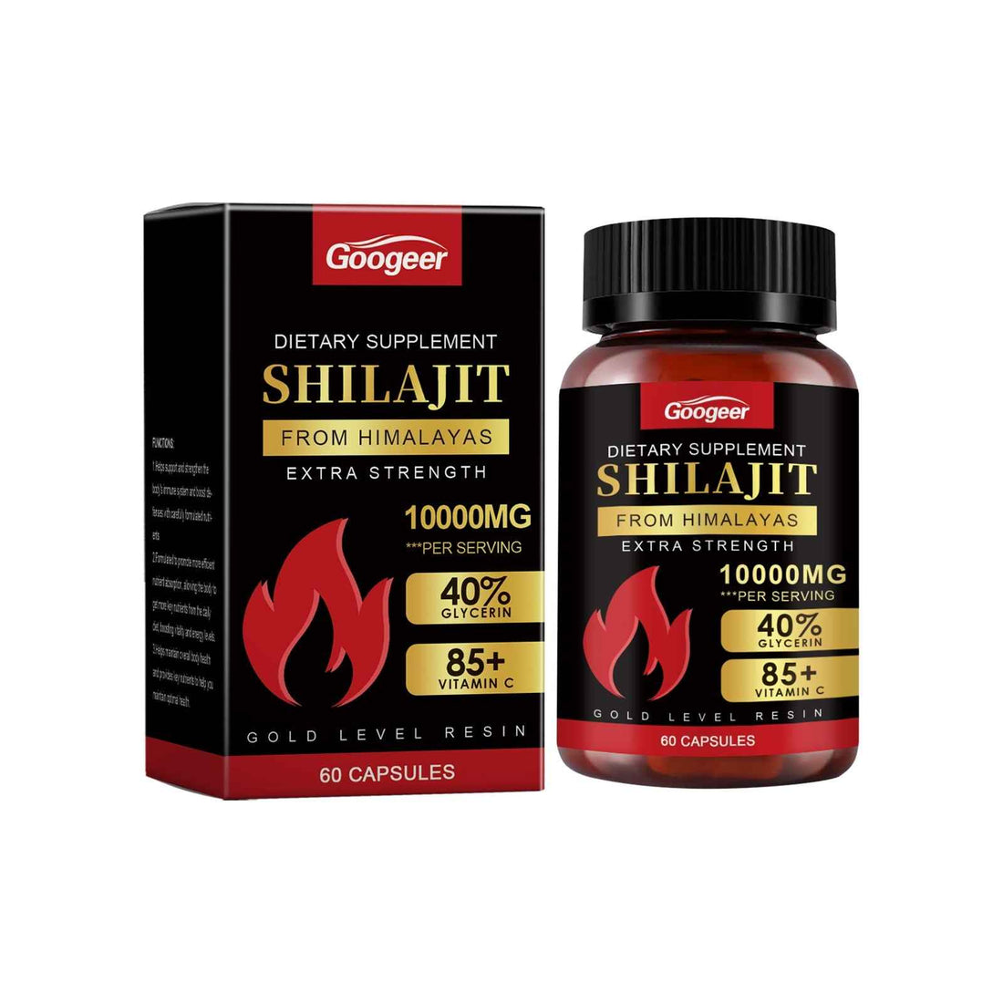Shilajit 10000mg Dietary Supplement – Extra Strength