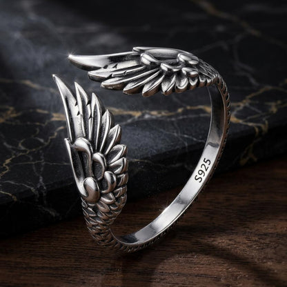 925 Sterling Silver Oxidized Ring for Men by Bids.com