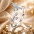 925 Sterling Silver Oxidized Silver Pavé Setting CZ Ring  DestGlow