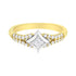10K Two Tone Color 1/2 Cttw Diamond Kite and Split Shank Ring (H-I Color,SI2-I1 Clarity) by Bids.com