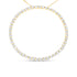 10K Yellow Gold Plated .925 Sterling Silver 4 Cttw Diamond Circle Hoop 18" Pendant Necklace (J-K Color, I1-I2 Clarity) by Bids.com