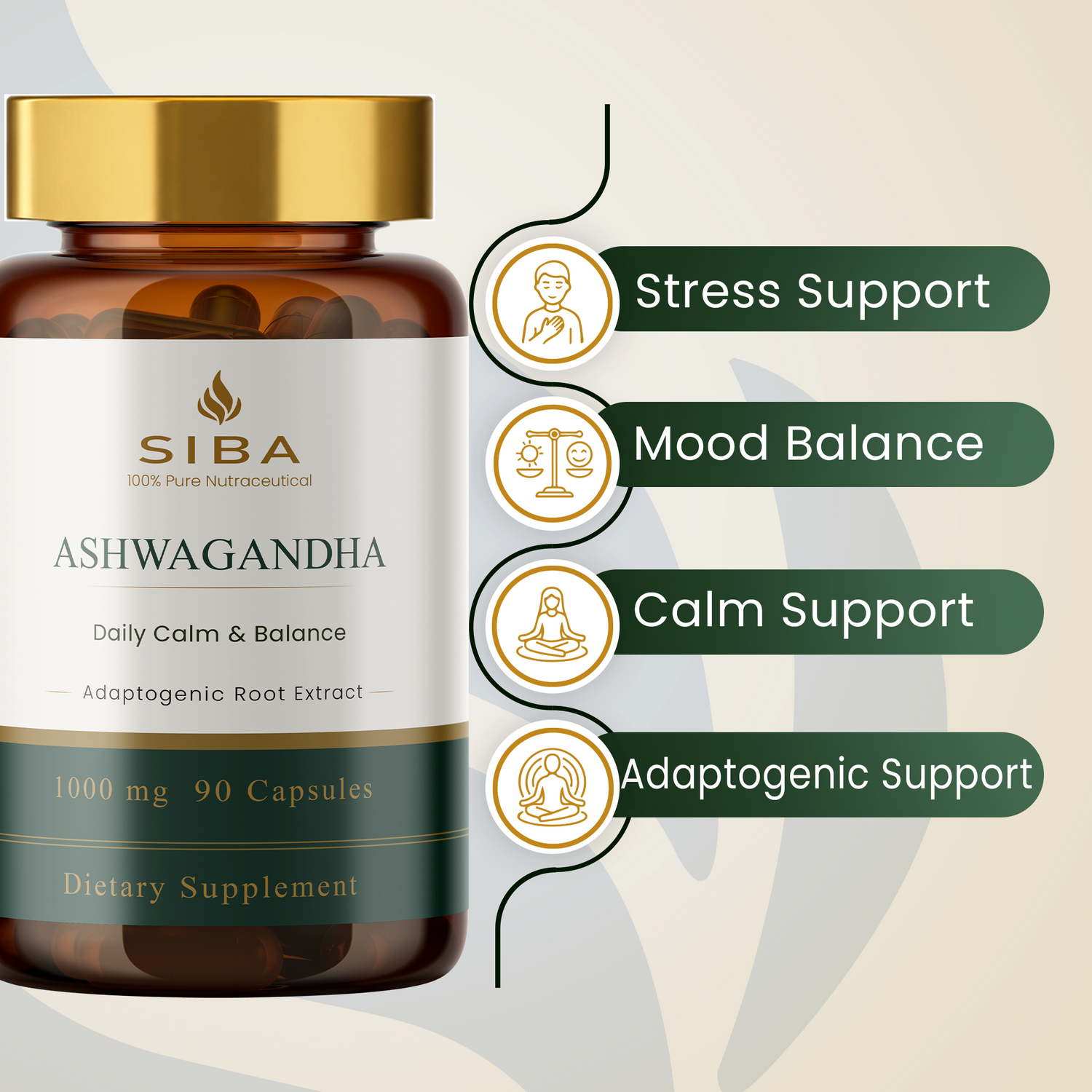 Ashwagandha Capsules by Siba Vitamins Store
