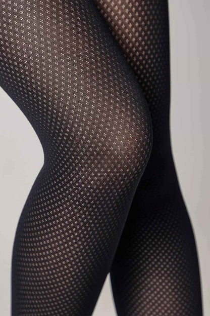 Fantasy Tights Conte Twist - Openwork Geometric Pattern "Diamonds"