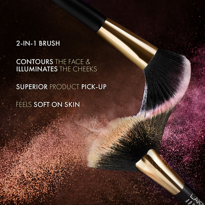Lakme Absolute Makeup Master Tools - Dual Ended Blush And Contour Brush