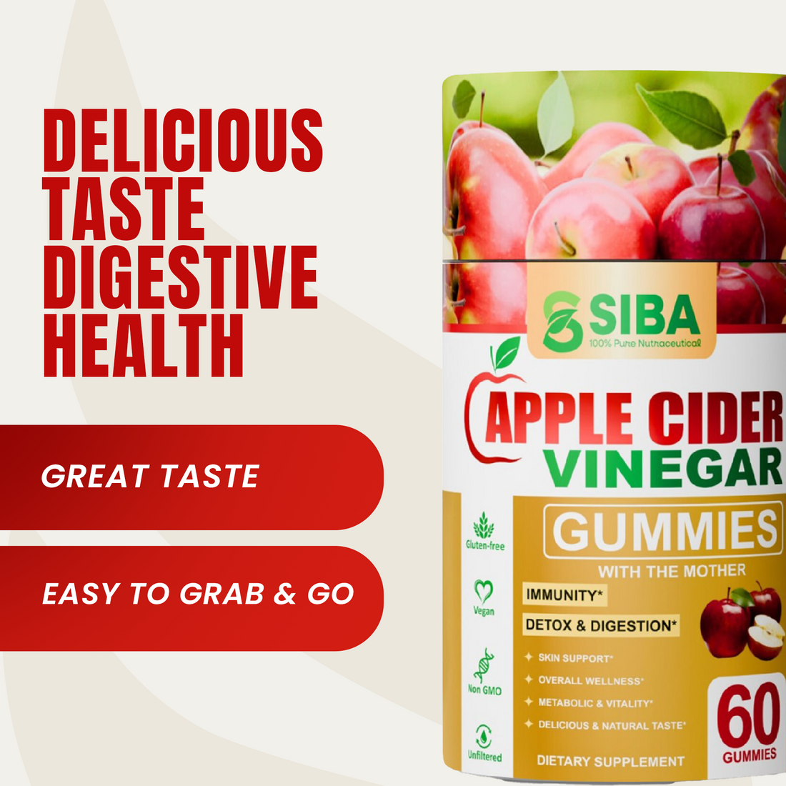 Apple Cider Vinegar Gummies - DestGlow