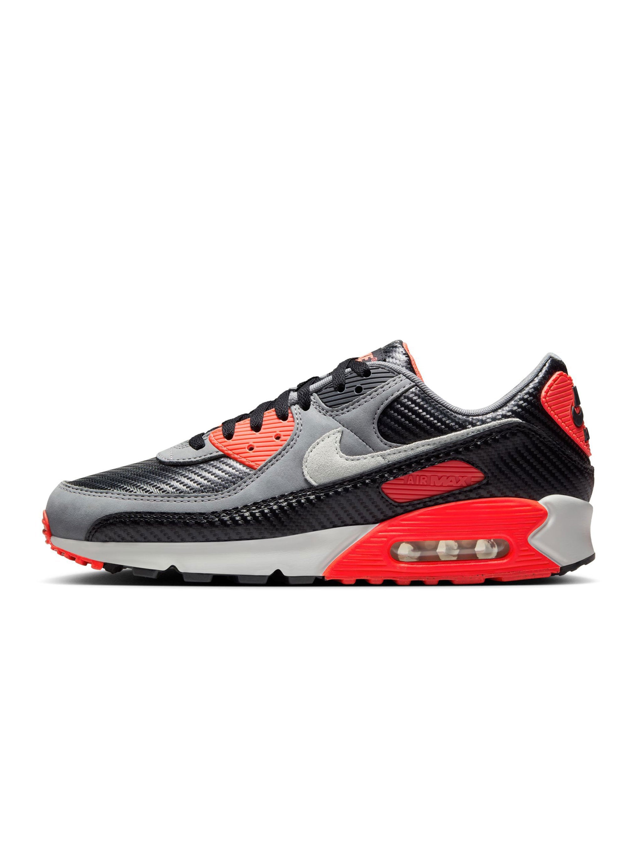 Nike Mens Air Max 90 Premium - Carboned Fiber Infrared by Denim Exchange