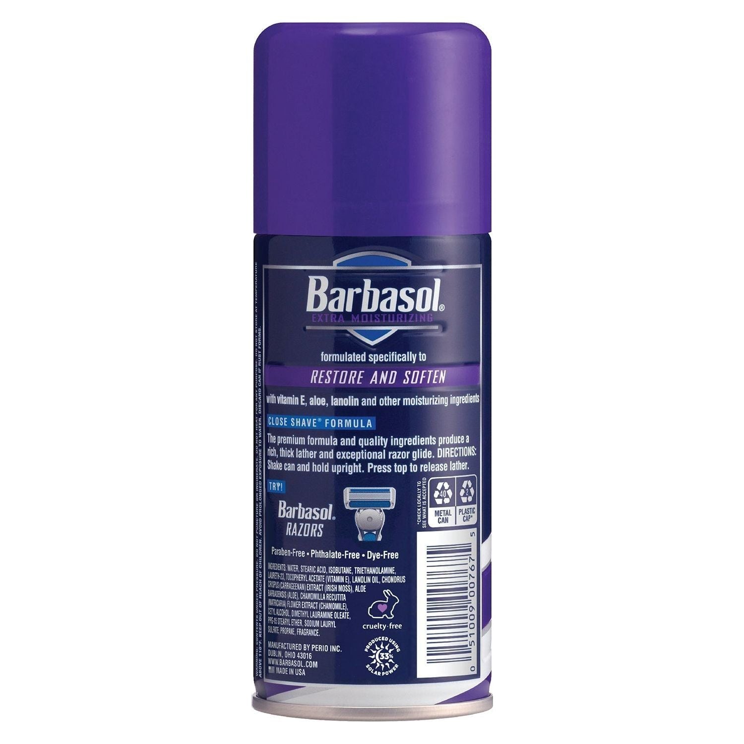 Barbasol Thick &amp; Rich Shaving Cream, Extra Moisturizing 7 Oz by Pasteur Pharmacy