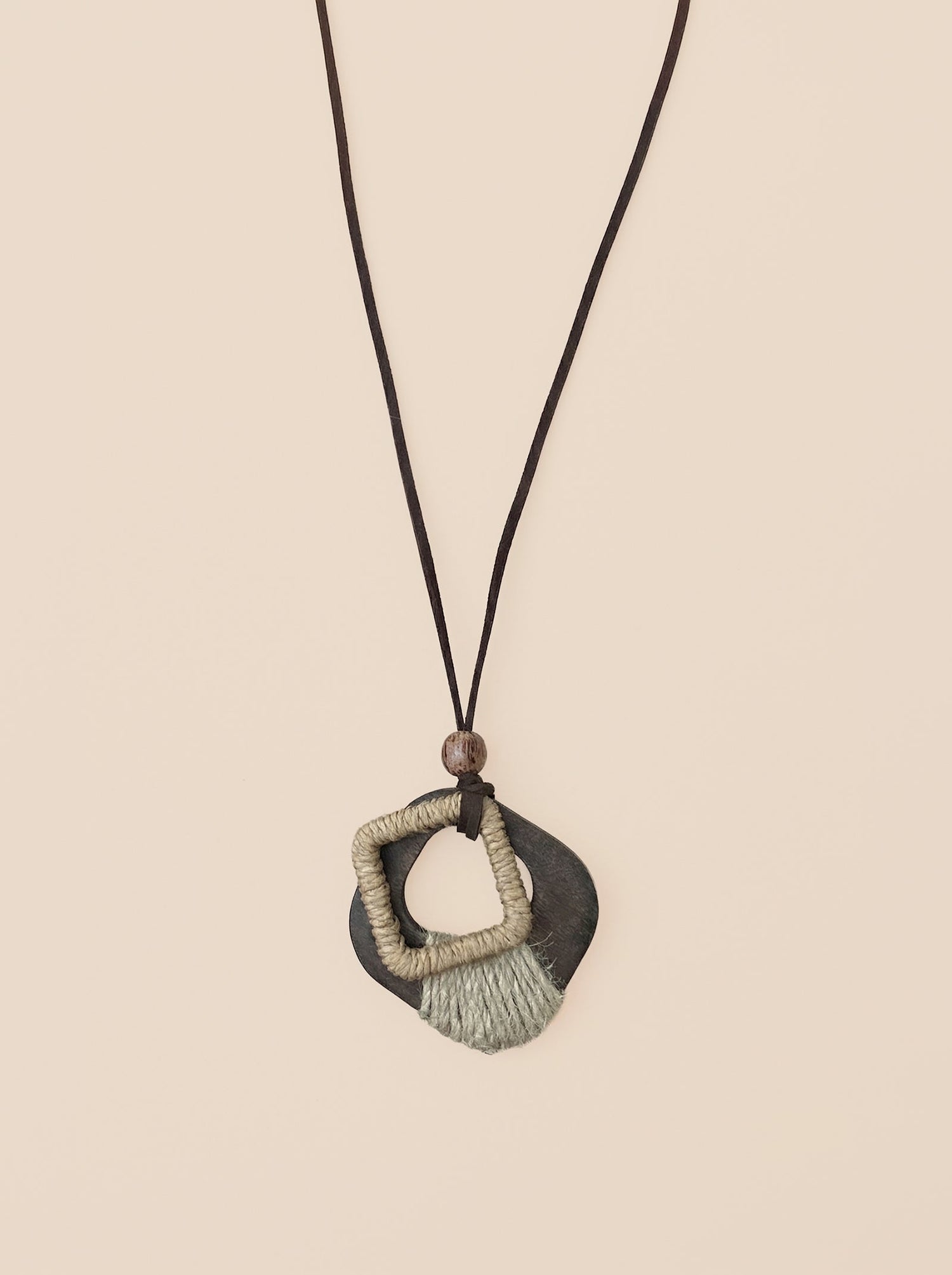 Artisanal Woodland Pendant Necklace