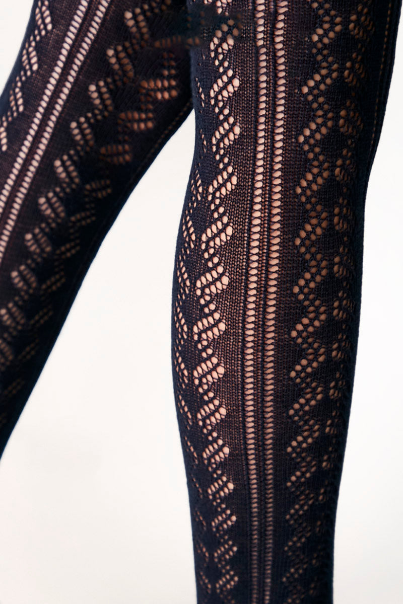 Conte-Kids Cotton Tights Miss 617 - Lace Pattern by TheRanok.com