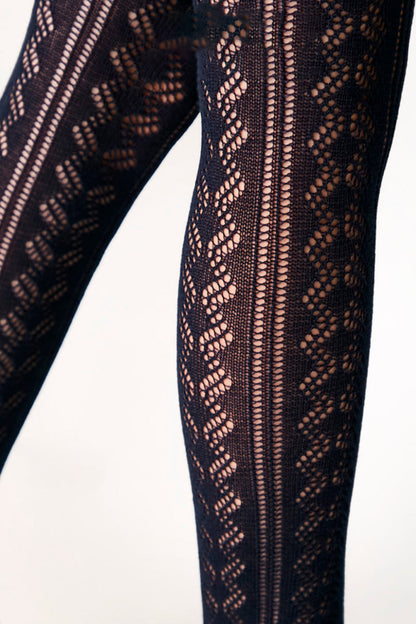 Conte-Kids Cotton Tights Miss 617 - Lace Pattern by TheRanok.com