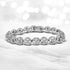 .925 Sterling Silver 1/2 Cttw Diamond Nested Circle Miracle Set Open Wheel 7.25" Fashion Link Bracelet (I-J Color, I3 Clarity)  DestGlow