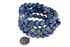 Lapis Lazuli Beads Mala Bracelet, 108 Prayer Beads Necklace (Truth and Confidence)  DestGlow
