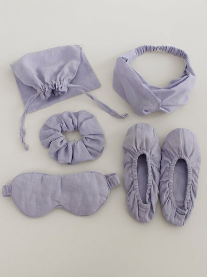 Linen Sleep and Travel Comfort Set by LINTICO