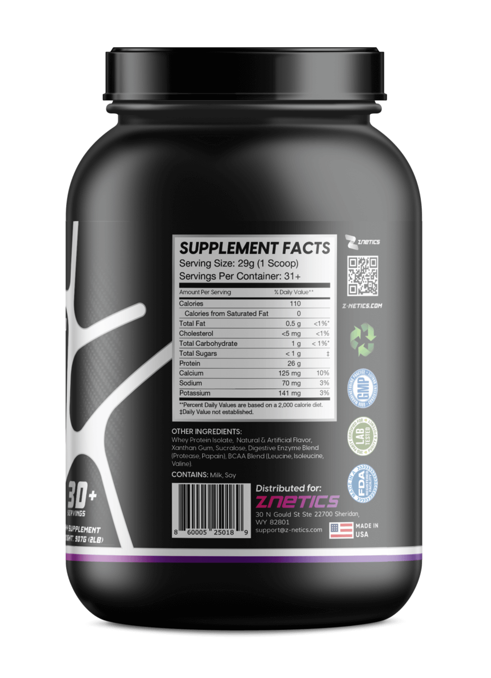 Whey Isolate Protein – Vanilla 2LB