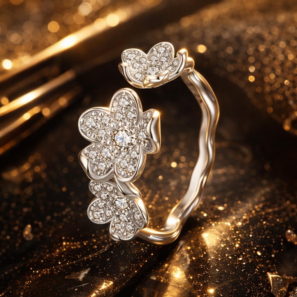 S925 Sterling Silver Pavé Setting CZ Ring for Women  DestGlow