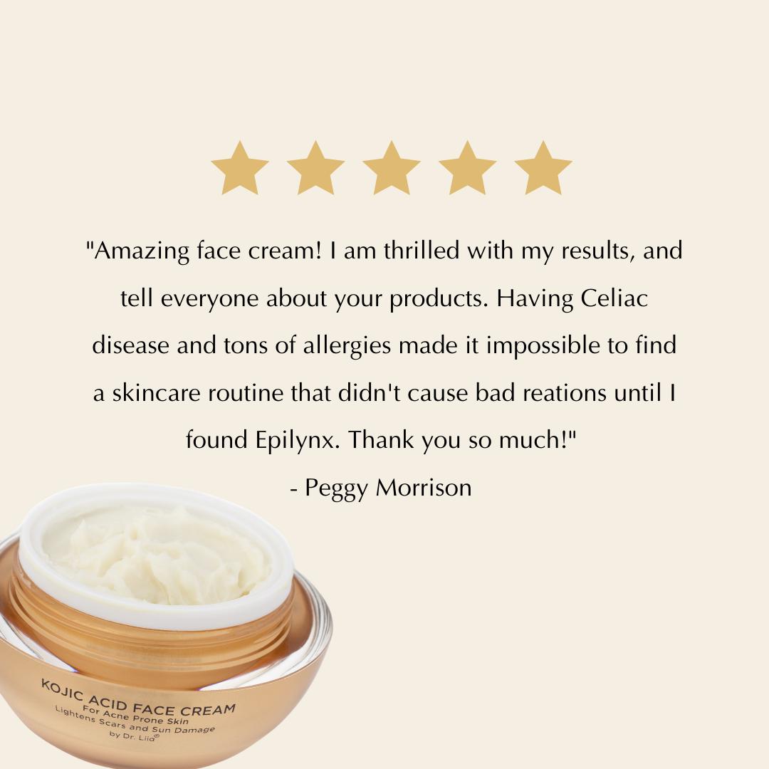 Pore Refining &amp; Brightening Kojic Acid Skincare Set – Vegan, Hypoallergenic Duo by EpiLynx