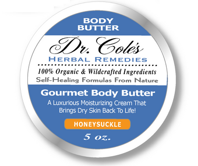 35 - Dr. Cole's Gourmet Body Butter - HONEYSUCKLE by COLEHERBALS LLC