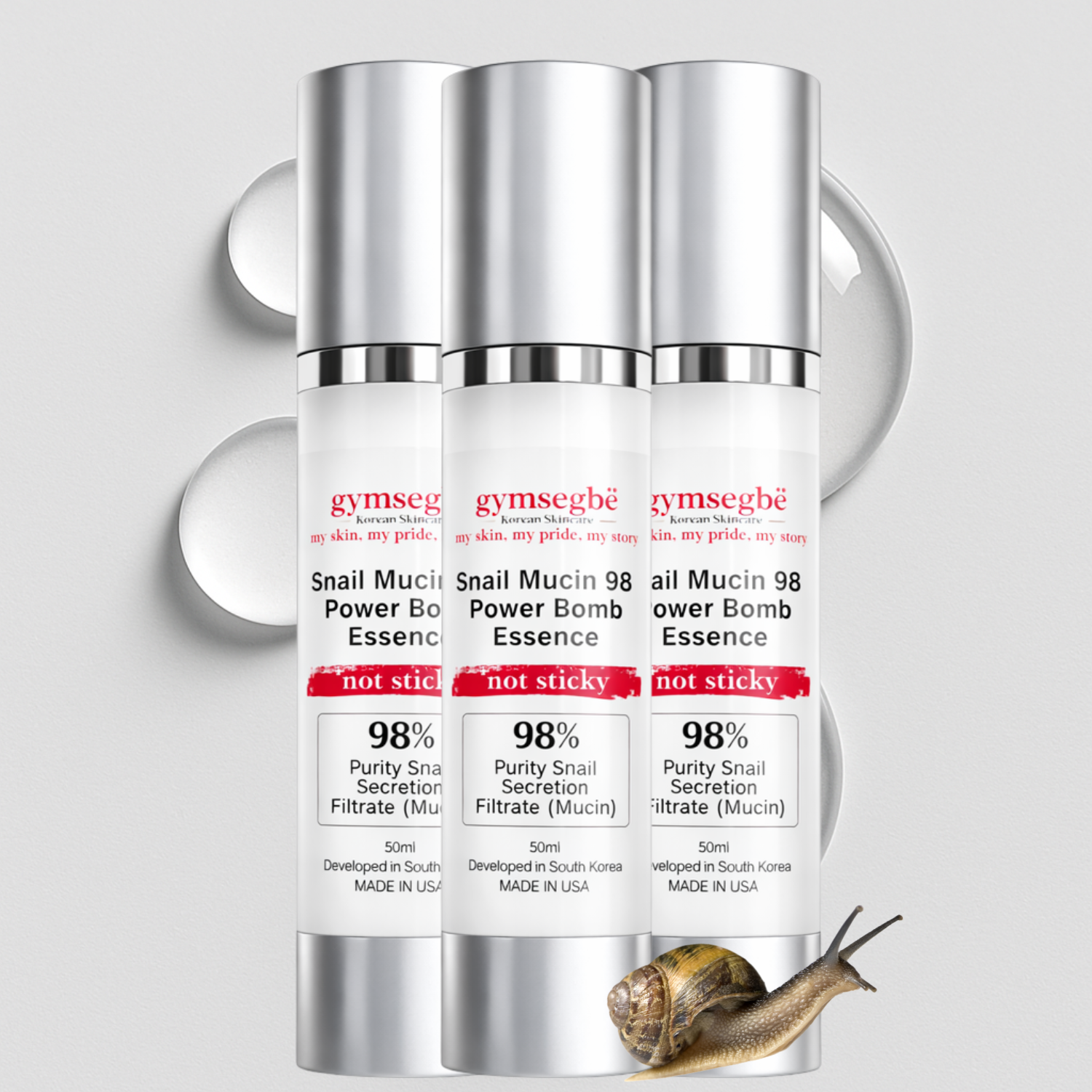 Snail Mucin 98 Power Bomb Essence by gymsegbë