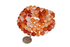 Carnelian Beads Mala Bracelet, 108 Prayer Beads Necklace (Vitality and Motivation)  DestGlow