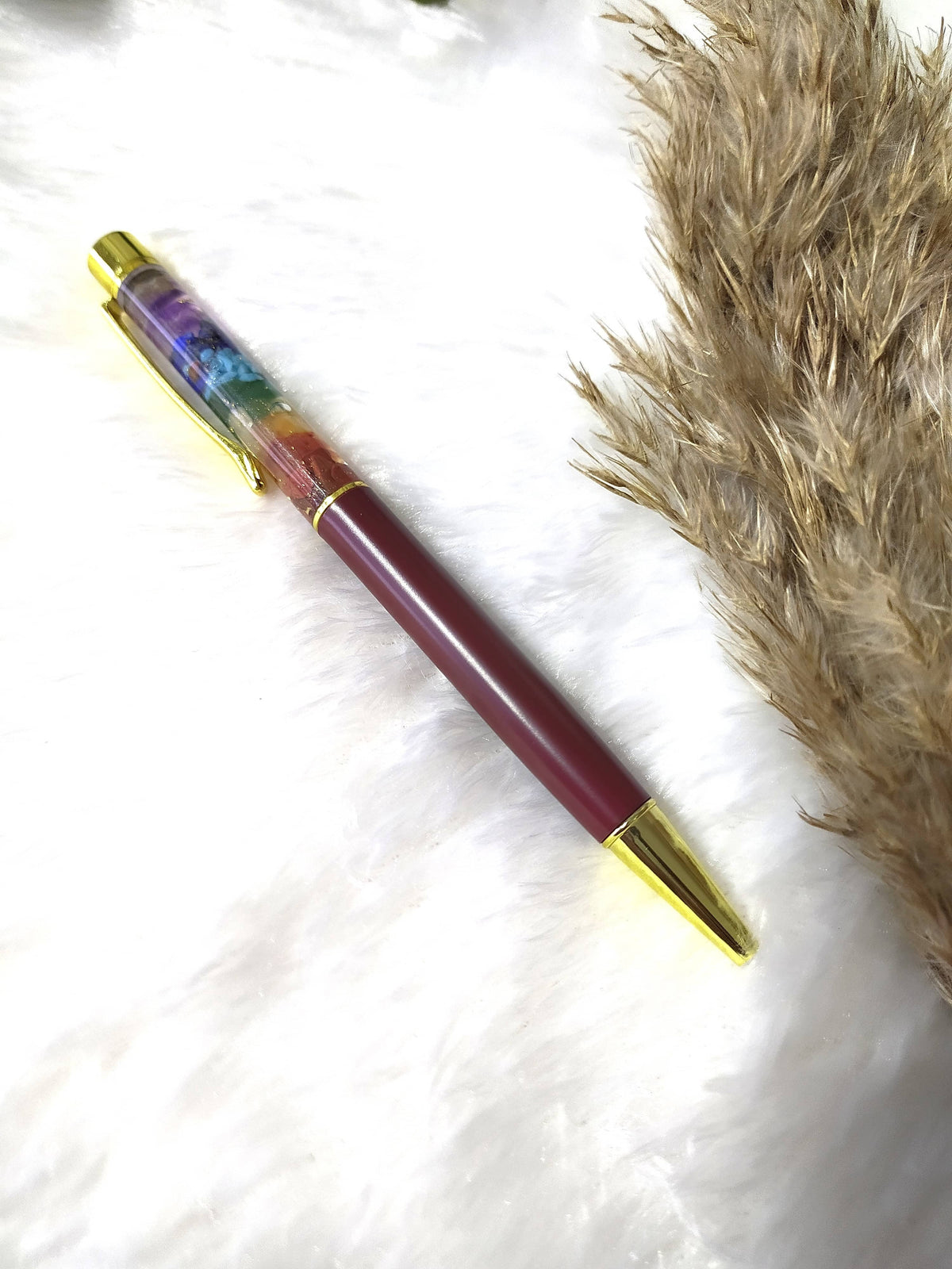 7Chakra Crystal Pen, Manifestation Pen, Healing Pen  DestGlow