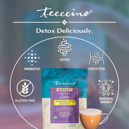 Instant Dandelion Herbal Latte