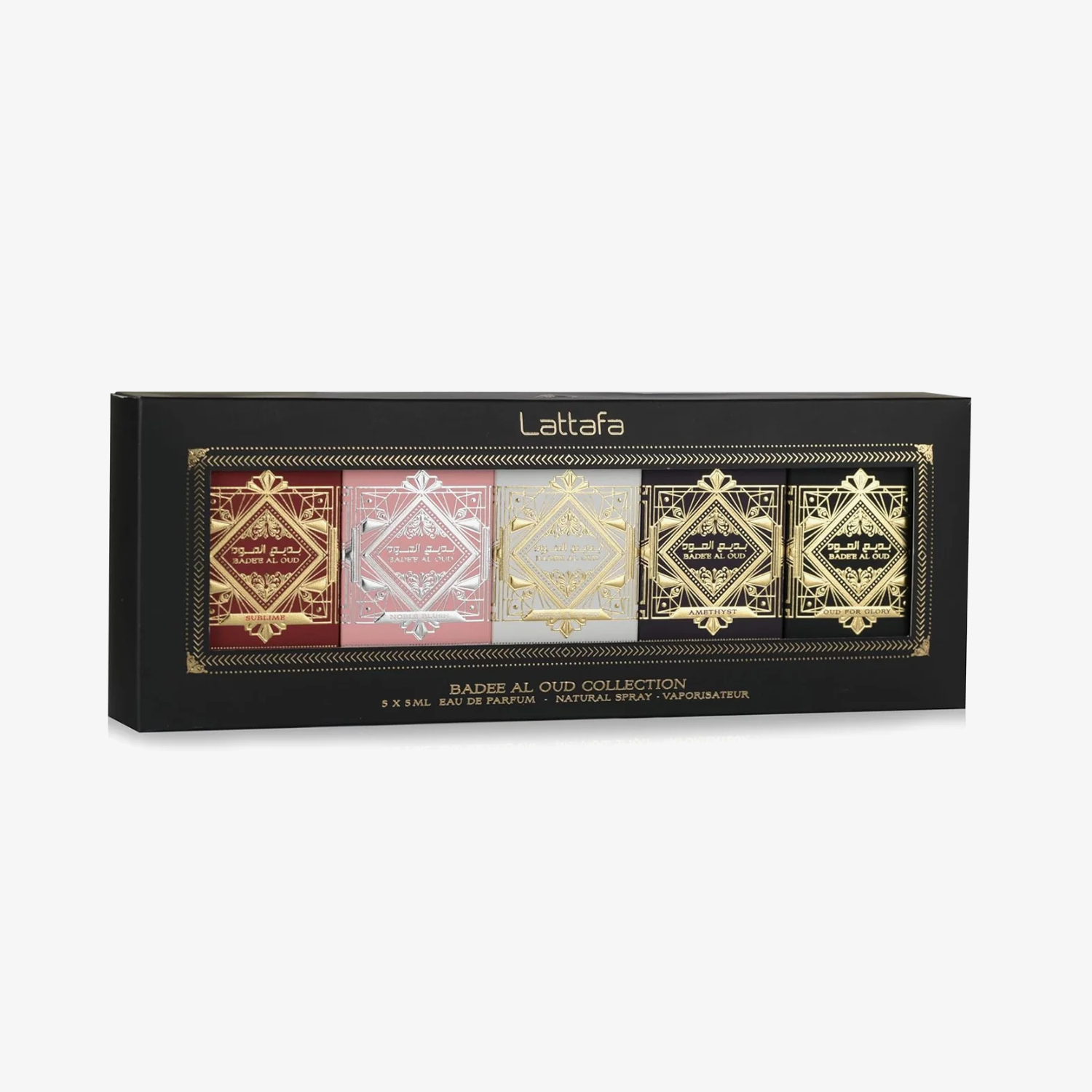 Badee Al Oud Collection 5 x 5ml EDP by Lattafa USA