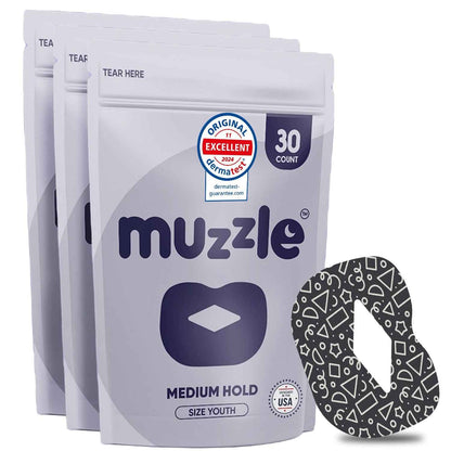 Muzzle® Mouth Tape For Youth (Medium Hold)