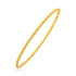 14k Yellow Gold Thin Textured Stackable Bangle by Bids.com