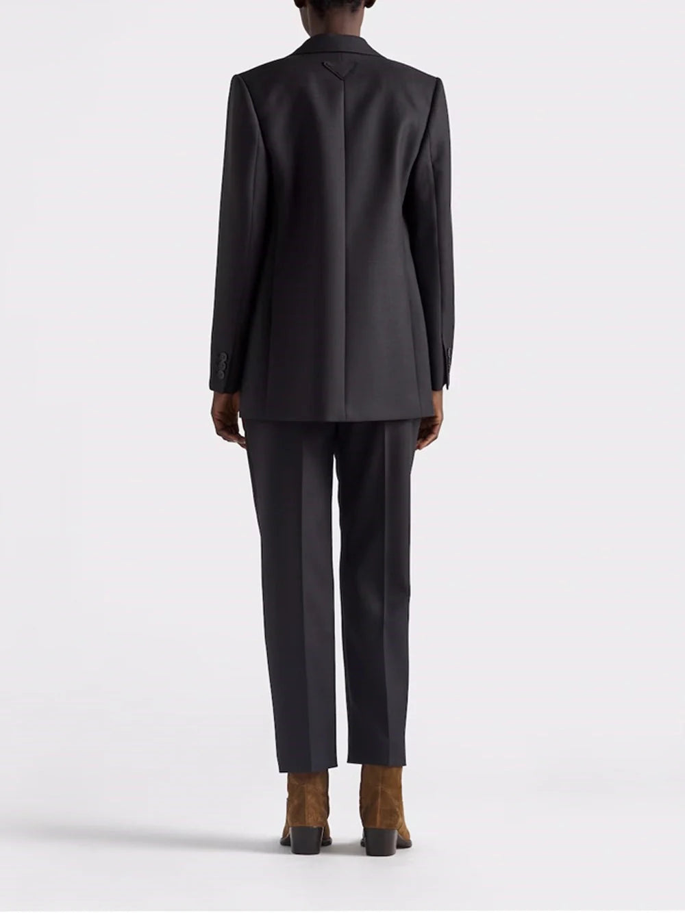 Prada Women Gabardine Straight Pants 