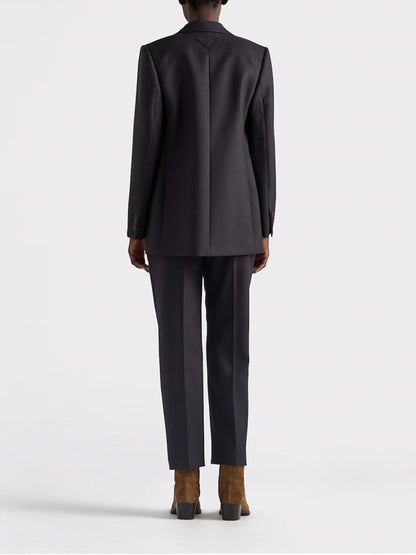 Prada Women Gabardine Straight Pants 