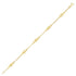 14k Yellow Gold Infinity Ankle Bracelet by Bids.com