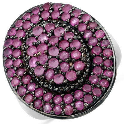 3.11 Carat Genuine Ruby .925 Sterling Silver Ring by Bids.com