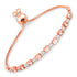 1.38 Carat Genuine Morganite and White Diamond .925 Sterling Silver Bracelet by Bids.com