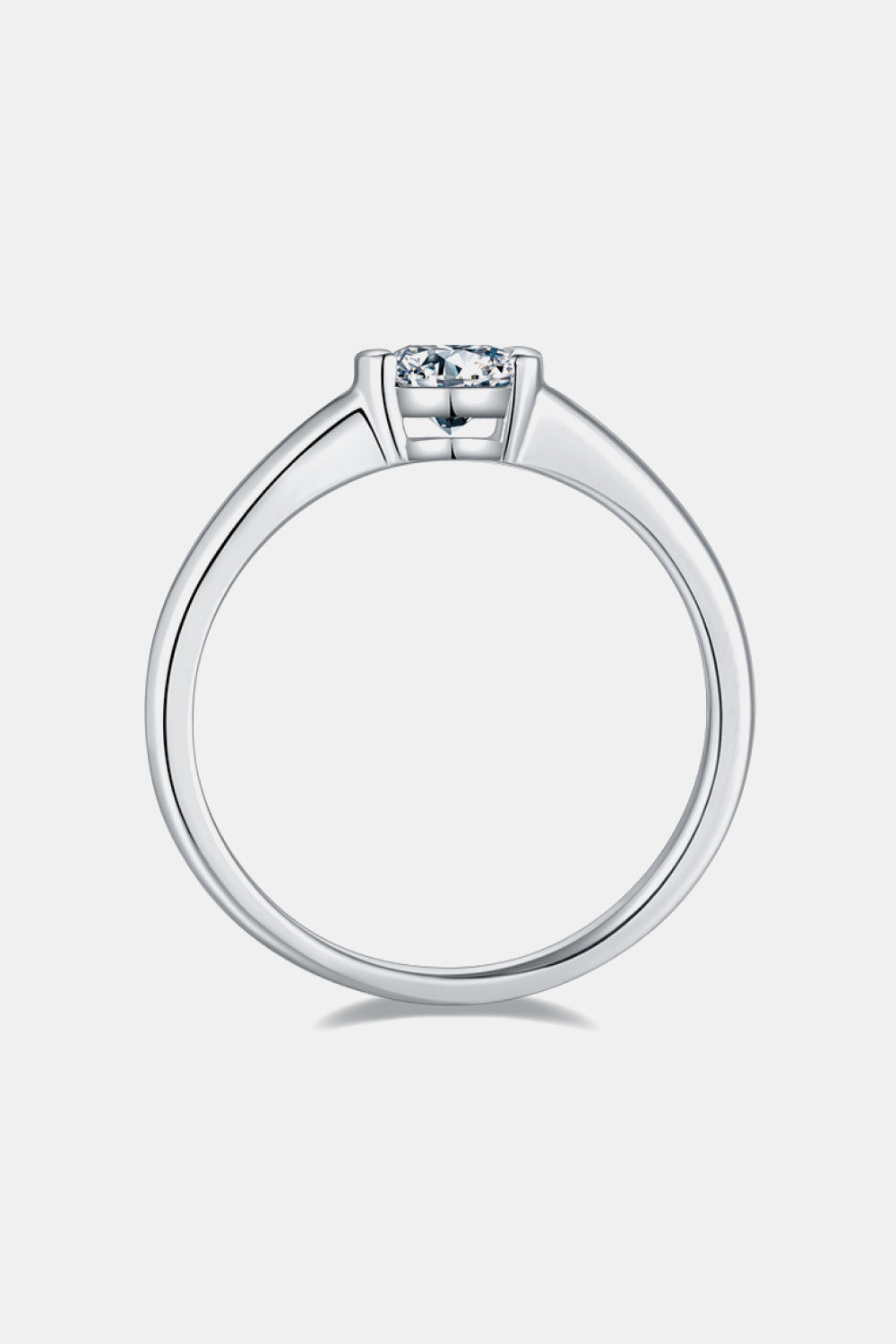 Brilliant Round Cut Sparkala™ Platinum Over Pure Sterling Silver Solitaire Ring by Sparkala
