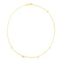 14k Two Tone Gold Love Necklace by Bids.com