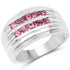 1.00 Carat Genuine Pink Tourmaline .925 Sterling Silver Ring by Bids.com