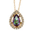 Treated Topaz Diamond Fashion Pendants 14KT Rose Gold by Bids.com