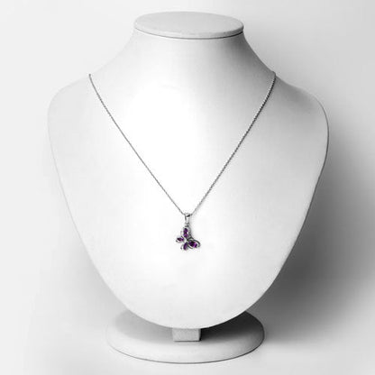 0.60 Carat Genuine Amethyst .925 Sterling Silver Pendant by Bids.com