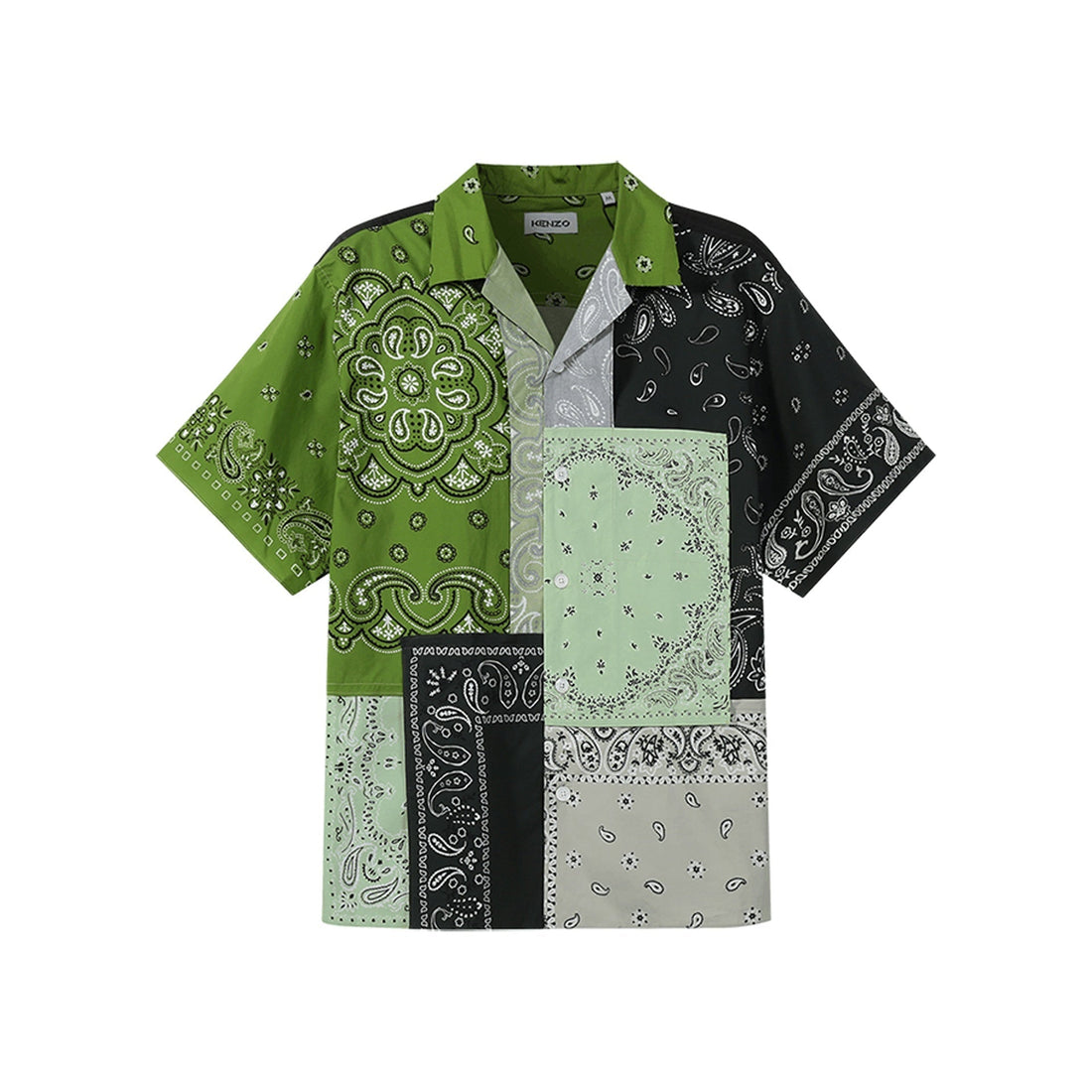 Kenzo Patchwork Cotton Shirt Men by Luosophy