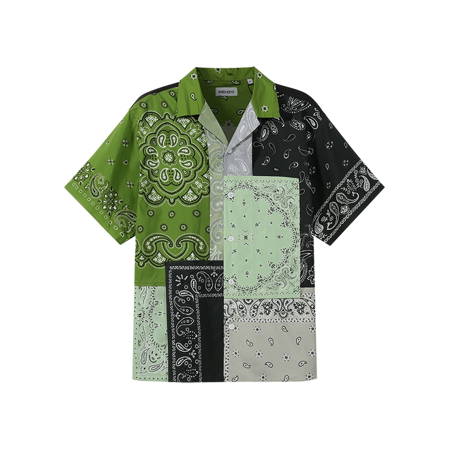 Kenzo Patchwork Cotton Shirt Men by Luosophy