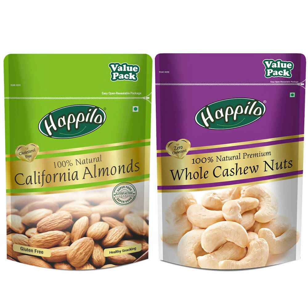 Happilo Premium Dry Fruit Combo (Almond &amp; Cashews)