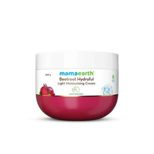 Mamaearth Beetroot Hydraful Light Moisturizing Cream with Beetroot &amp; Hyaluronic Acid For Hydrated Pink Glow