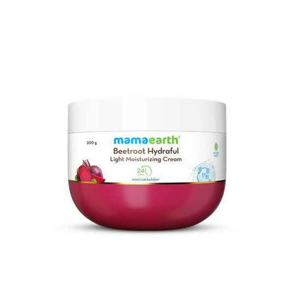 Mamaearth Beetroot Hydraful Light Moisturizing Cream with Beetroot &amp; Hyaluronic Acid For Hydrated Pink Glow