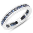 2.00 Carat Genuine Blue Sapphire .925 Sterling Silver Ring by Bids.com
