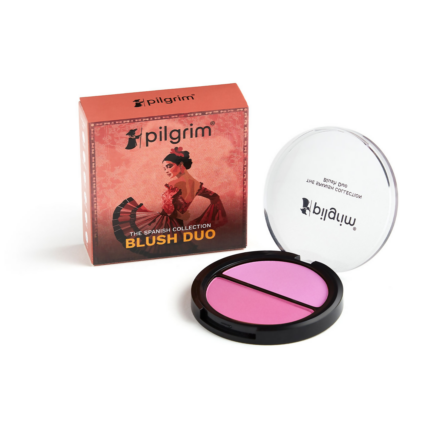 Pilgrim 2-IN-1 Blush Duo - Flamenco Pink-01