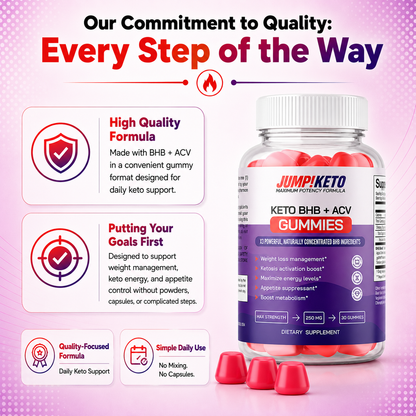 JUMP!KETO BHB + ACV Gummies by RevitMe - Supplements Store