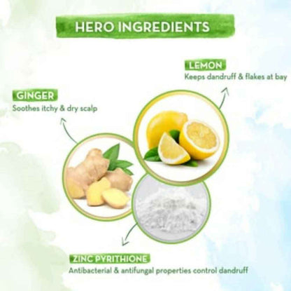 Mamaearth Lemon Anti-Dandruff Shampoo For Itchy &amp; Flaky Scalp