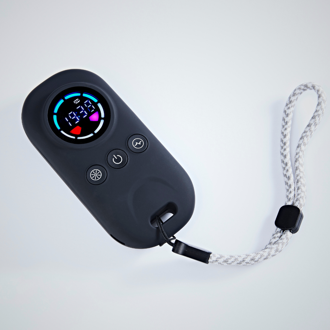 Eco Face proCLEAR LED Mask Jet Black - Red &amp; Near Infrared Light Therapy for Anti-Aging - DestGlow