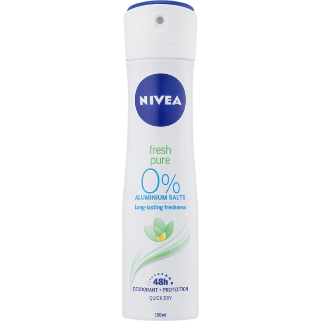 Nivea Fresh and Pure Womens Deodorant Spray 150ml by Pasteur Pharmacy